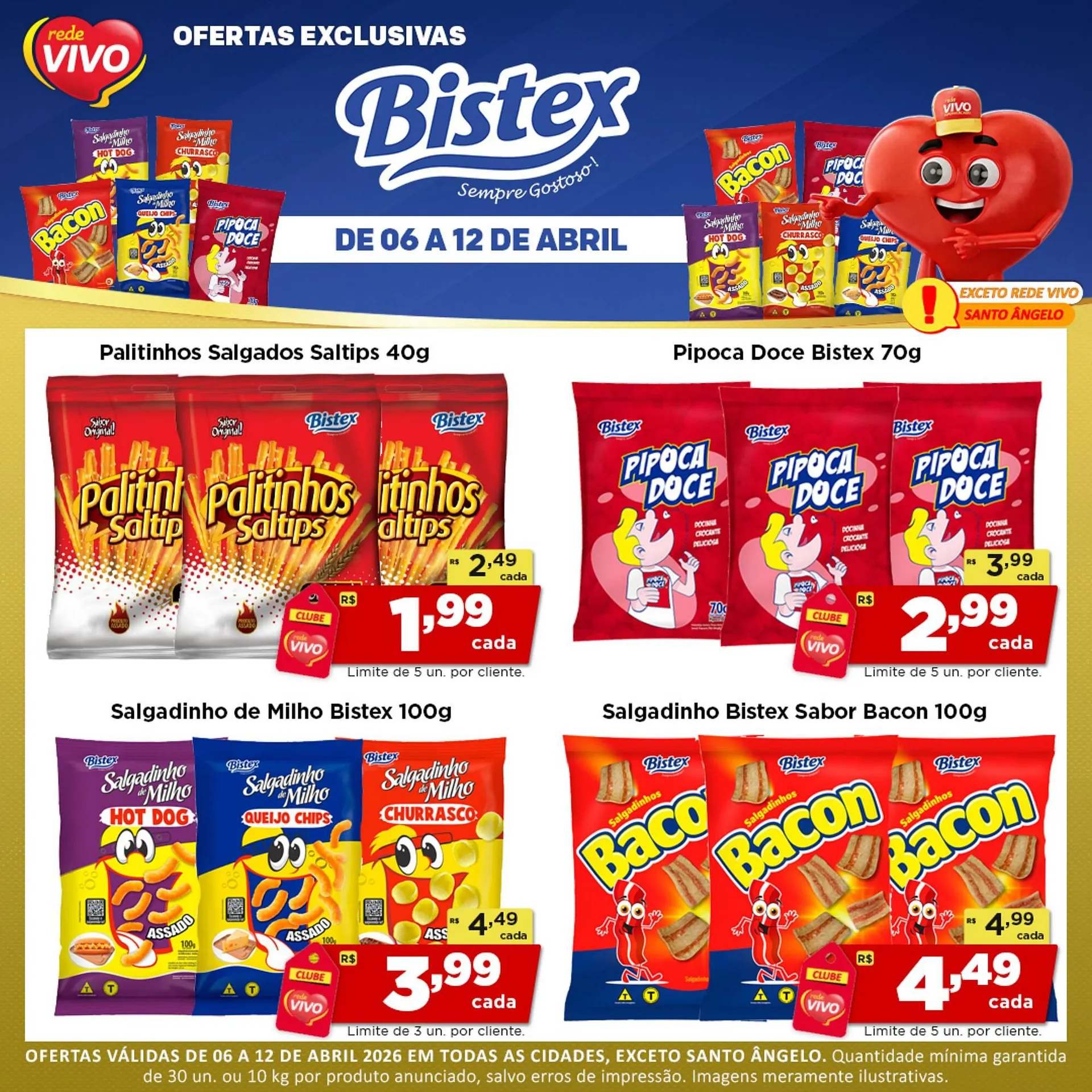 Encarte de Encarte Rede Vivo 6 de abril até 12 de abril 2026 - Pagina 1