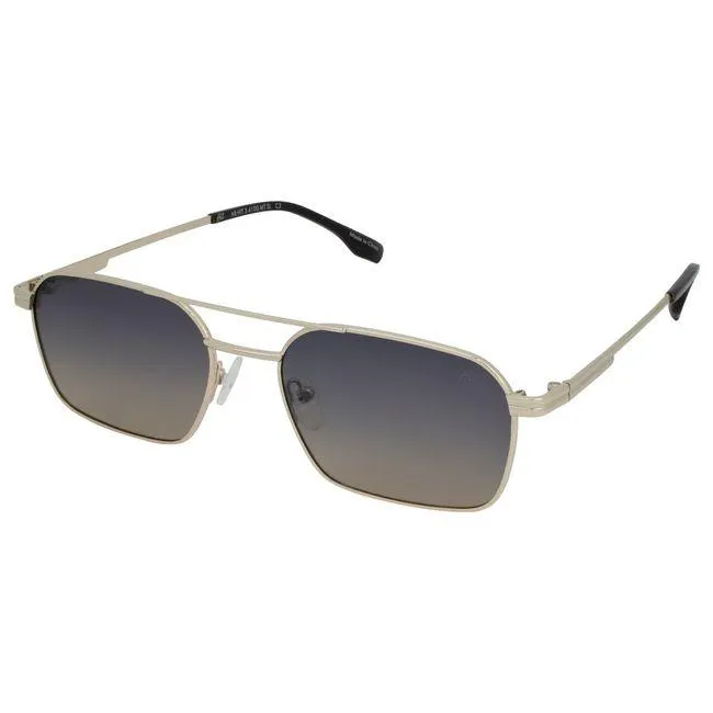 Óculos de sol Hit, modelo 3 4100, cor Degradê Azul e Marrom, tamanho 55