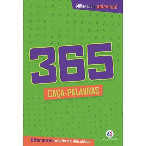 Livro 365 atividades caça-palavras volume I Editora: Ciranda Cultural