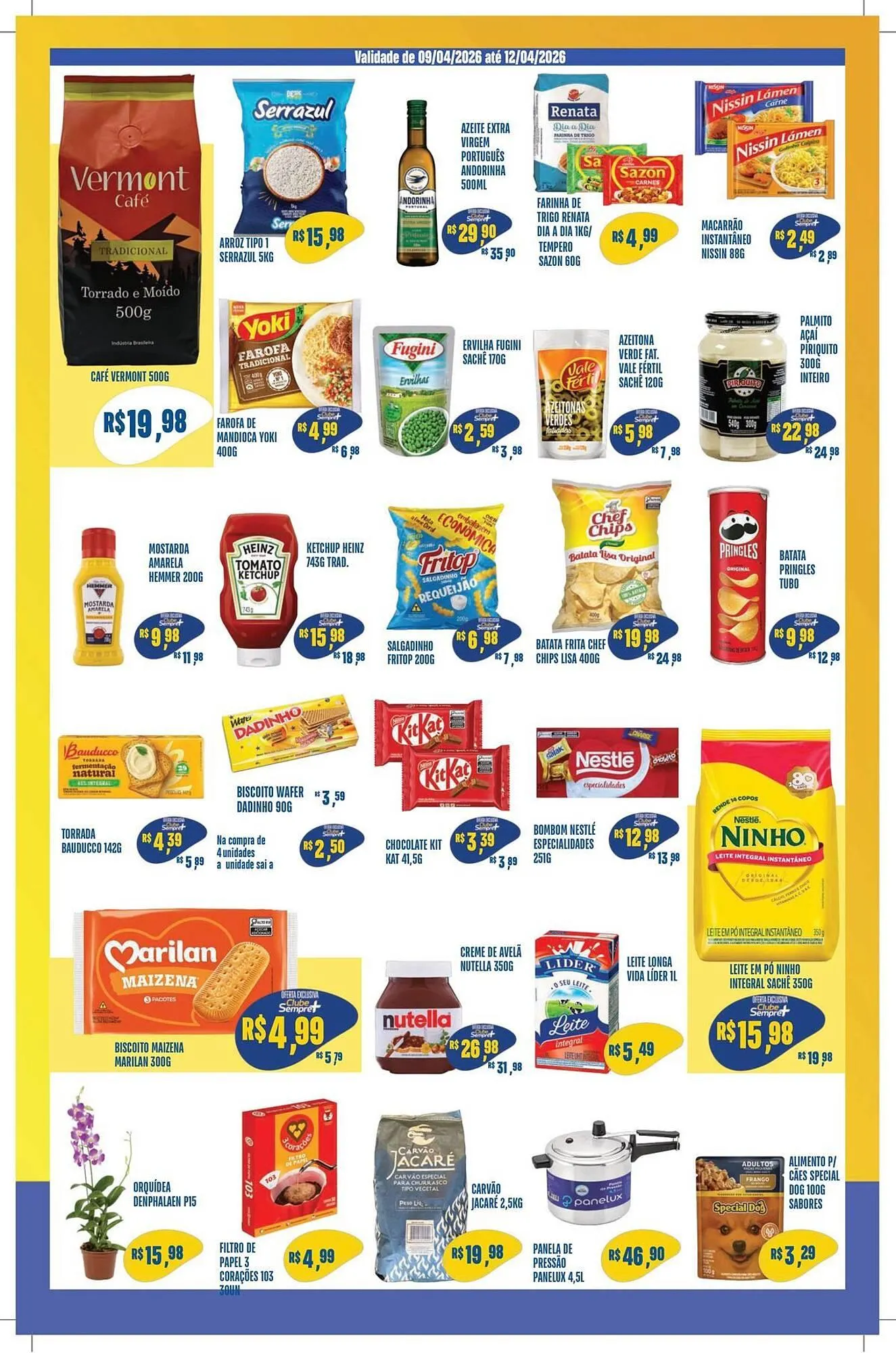 Encarte de Catálogo Sempre Vale Supermercados 9 de abril até 12 de abril 2026 - Pagina 3