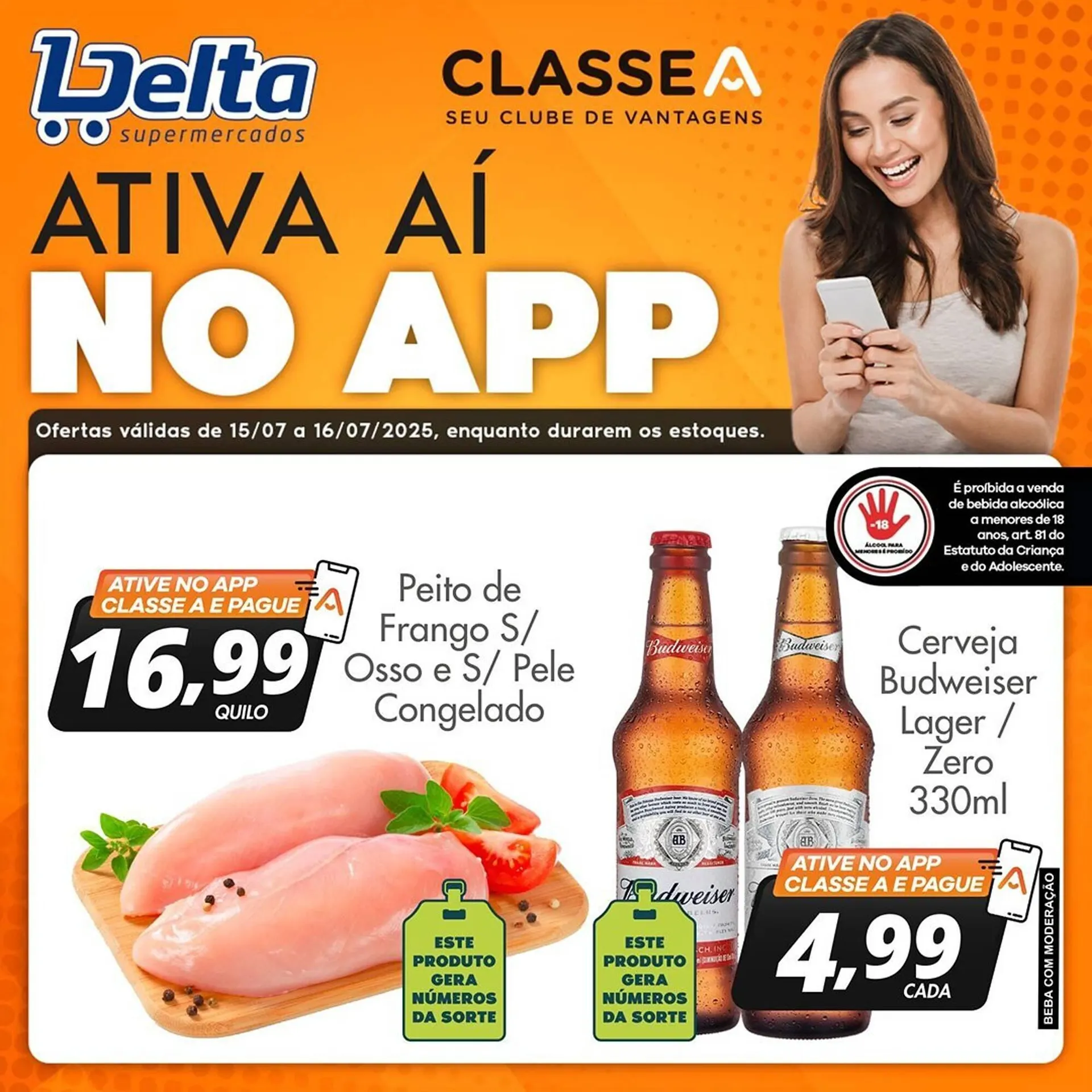 Encarte de Catálogo Delta Supermercados 15 de julho até 16 de julho 2025 - Pagina 1