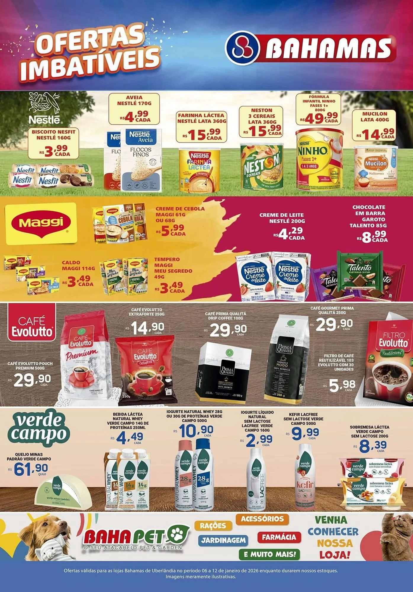 Encarte de Catálogo Bahamas Supermercados 6 de janeiro até 12 de janeiro 2026 - Pagina 3