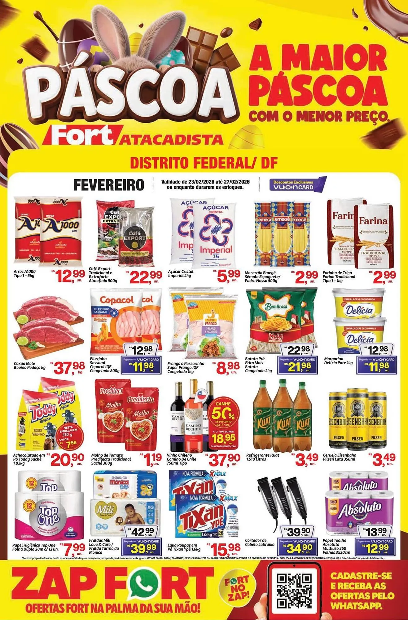 Encarte de Tabloide Fort Atacadista 23 de fevereiro até 27 de fevereiro 2026 - Pagina 1