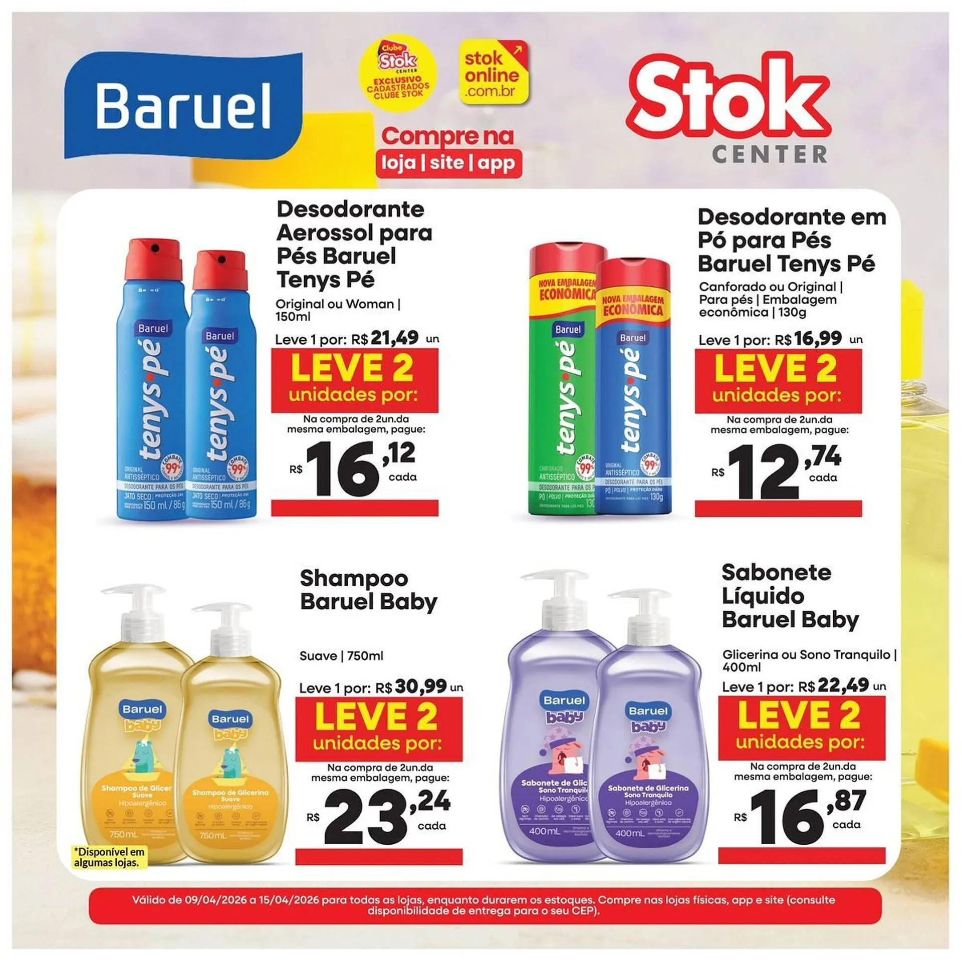 Encarte de Encarte Stok Center 9 de abril até 15 de abril 2026 - Pagina 1