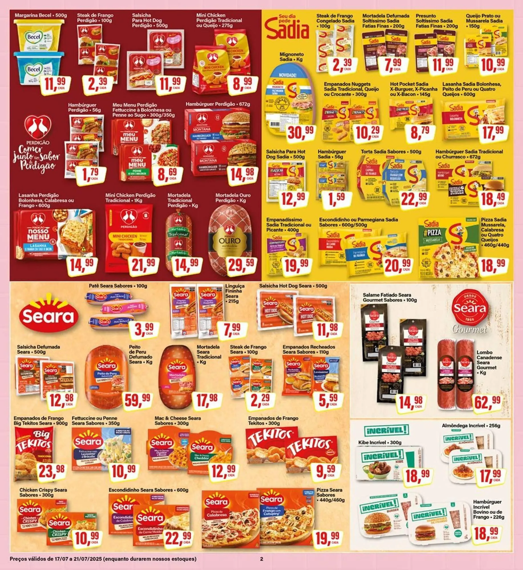 Encarte de Catálogo Rede Supermarket 17 de julho até 21 de julho 2025 - Pagina 2