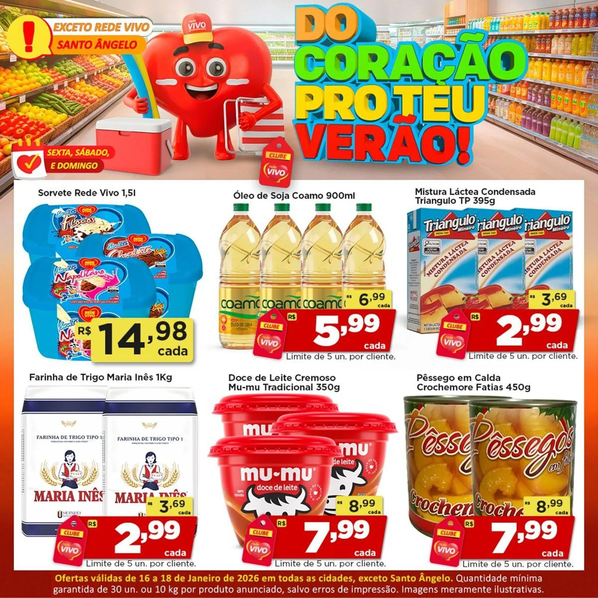 Encarte de Encarte Rede Vivo 16 de janeiro até 18 de janeiro 2026 - Pagina 1