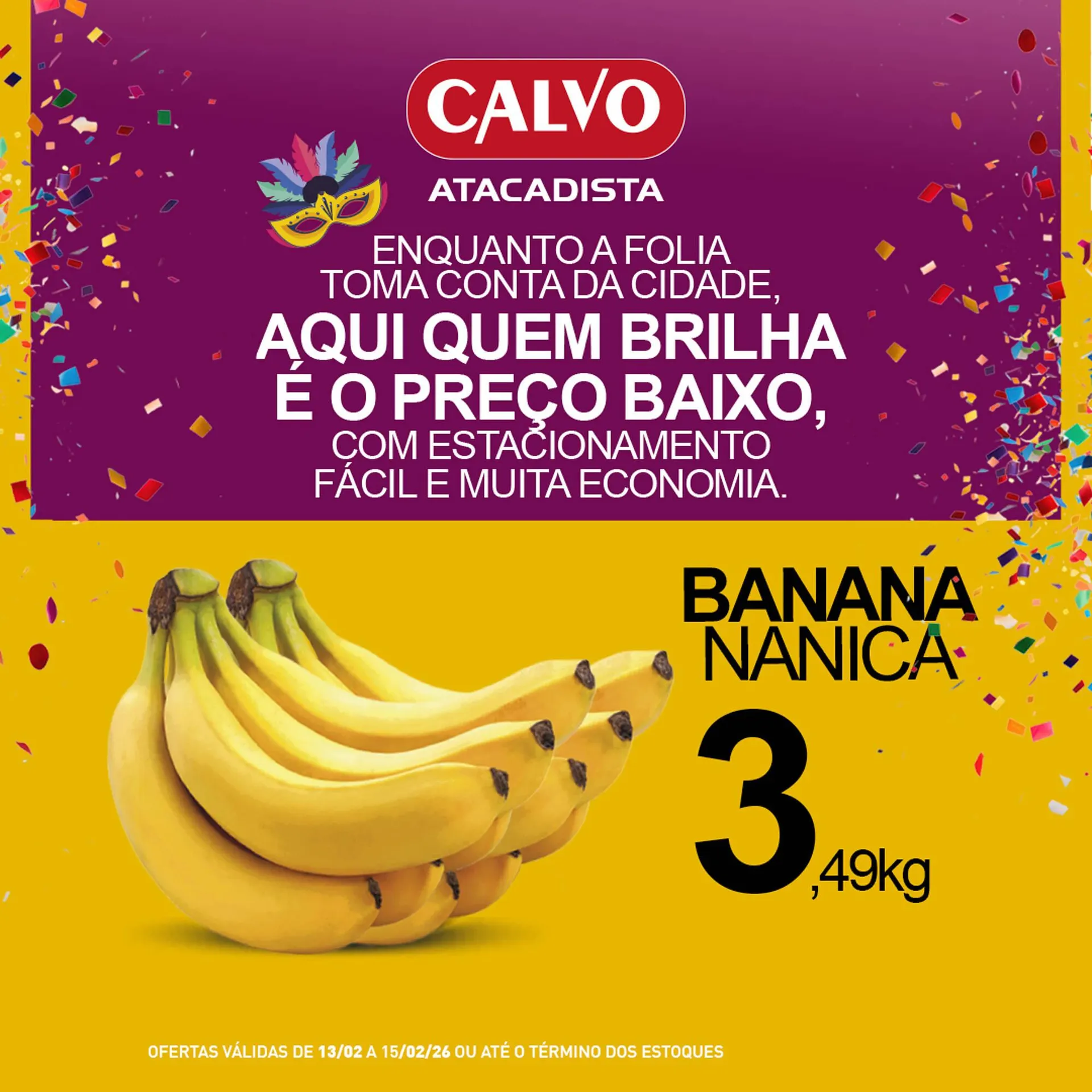 Encarte de Folheto Calvo Atacadista 13 de fevereiro até 15 de fevereiro 2026 - Pagina 2