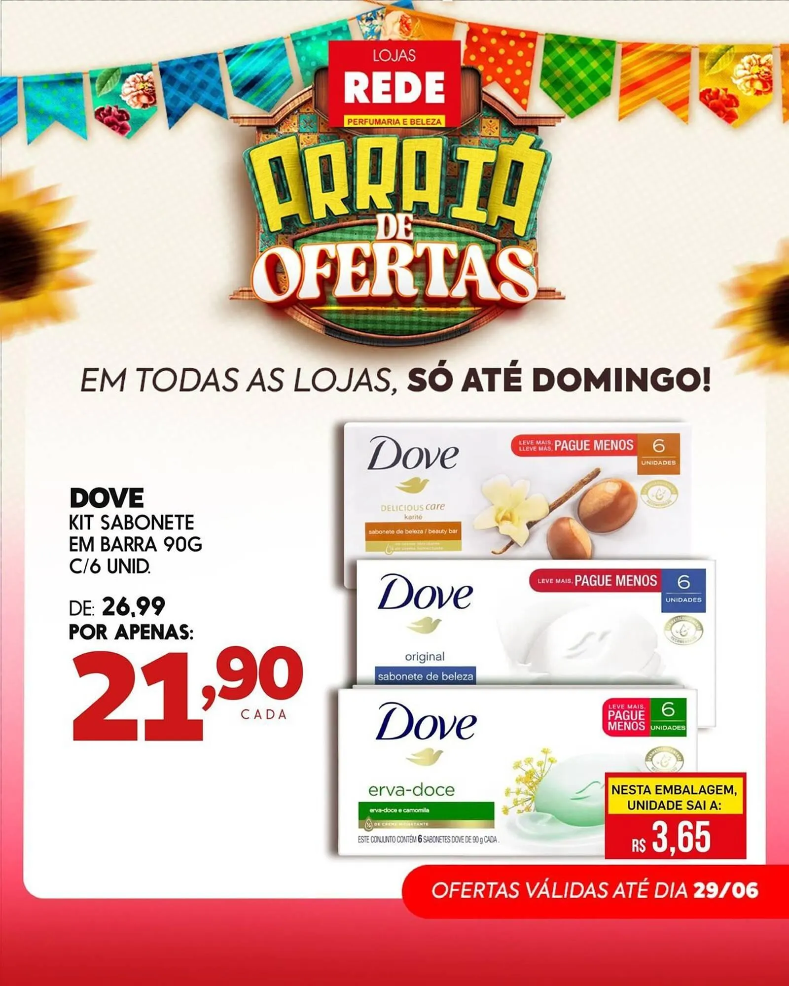 Encarte de Catálogo Lojas Rede 24 de junho até 29 de junho 2025 - Pagina 6