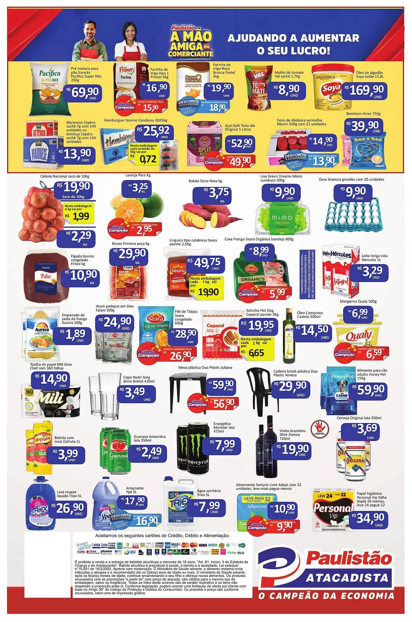 Encarte de Catálogo Paulistão Supermercados 19 de janeiro até 20 de janeiro 2026 - Pagina 2
