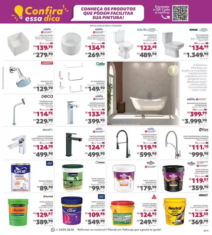 Encarte de Casa Verão Telhanorte 31 de janeiro até 19 de fevereiro 2025 - Pagina 3