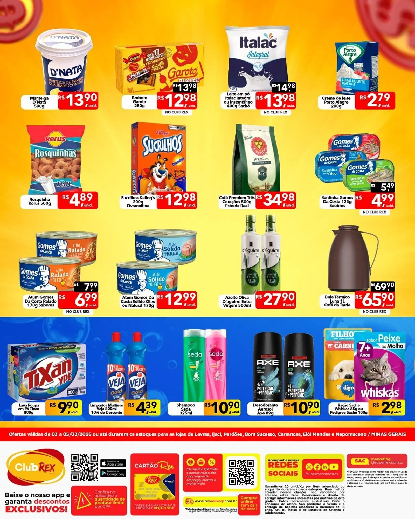 Encarte de Catálogo Supermercados Rex 3 de março até 5 de março 2026 - Pagina 2