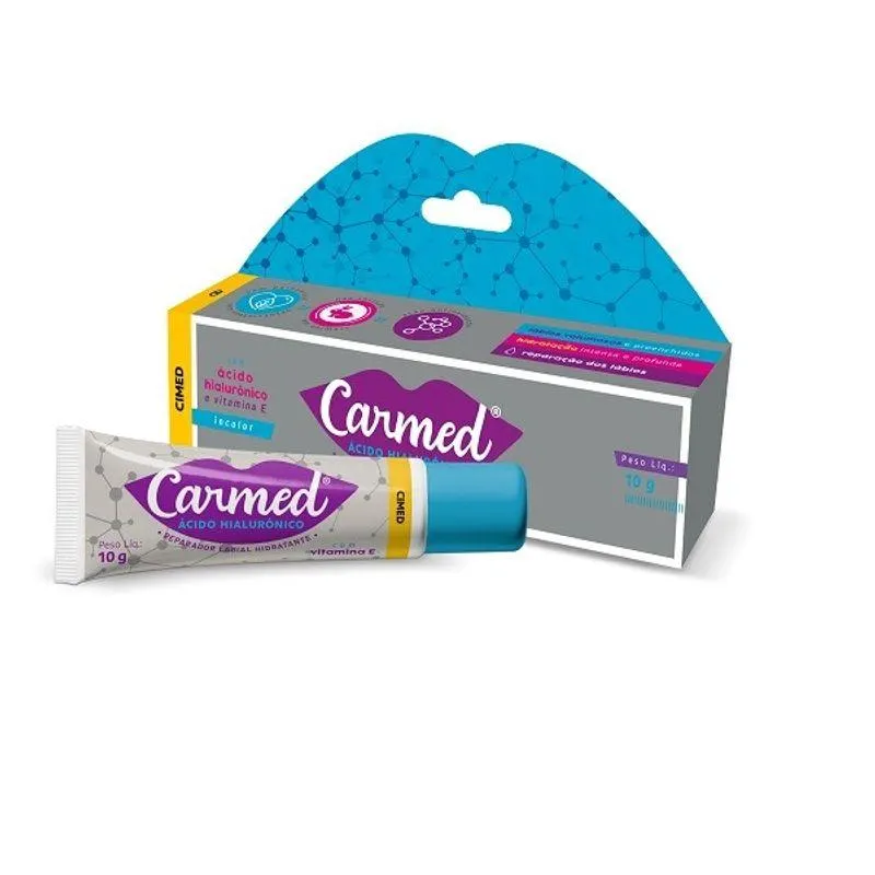 Hidratante Labial Carmed Ácido Hialurônico 10g