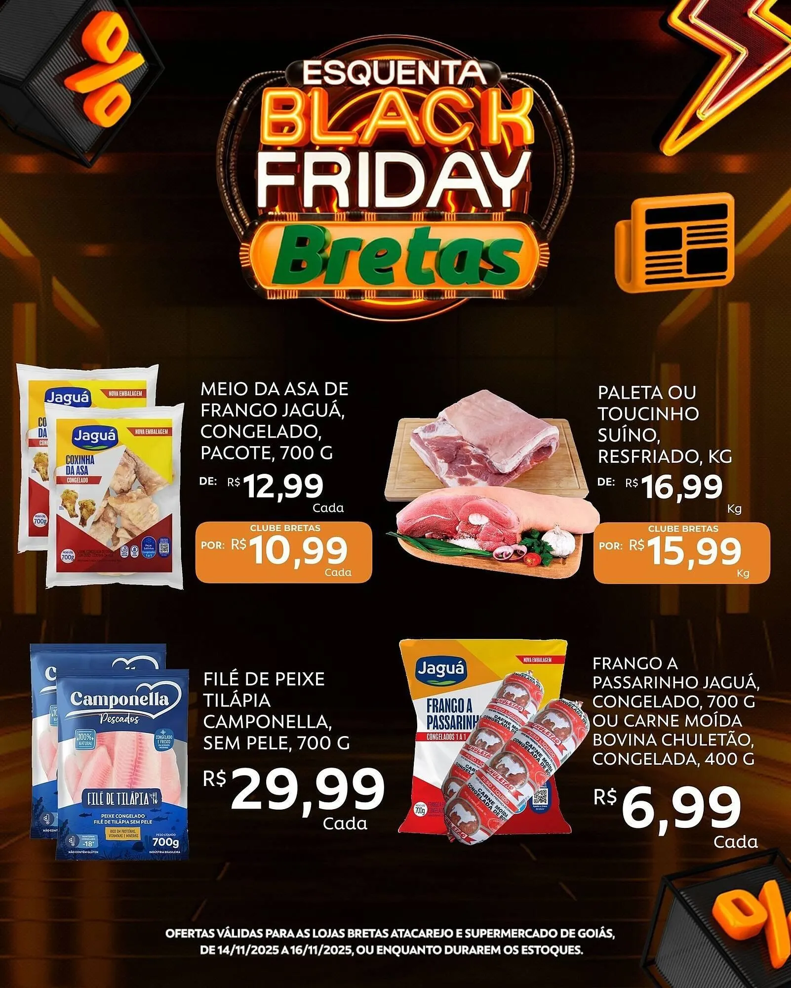 Encarte de Catálogo Supermercados Bretas 14 de novembro até 16 de novembro 2025 - Pagina 3