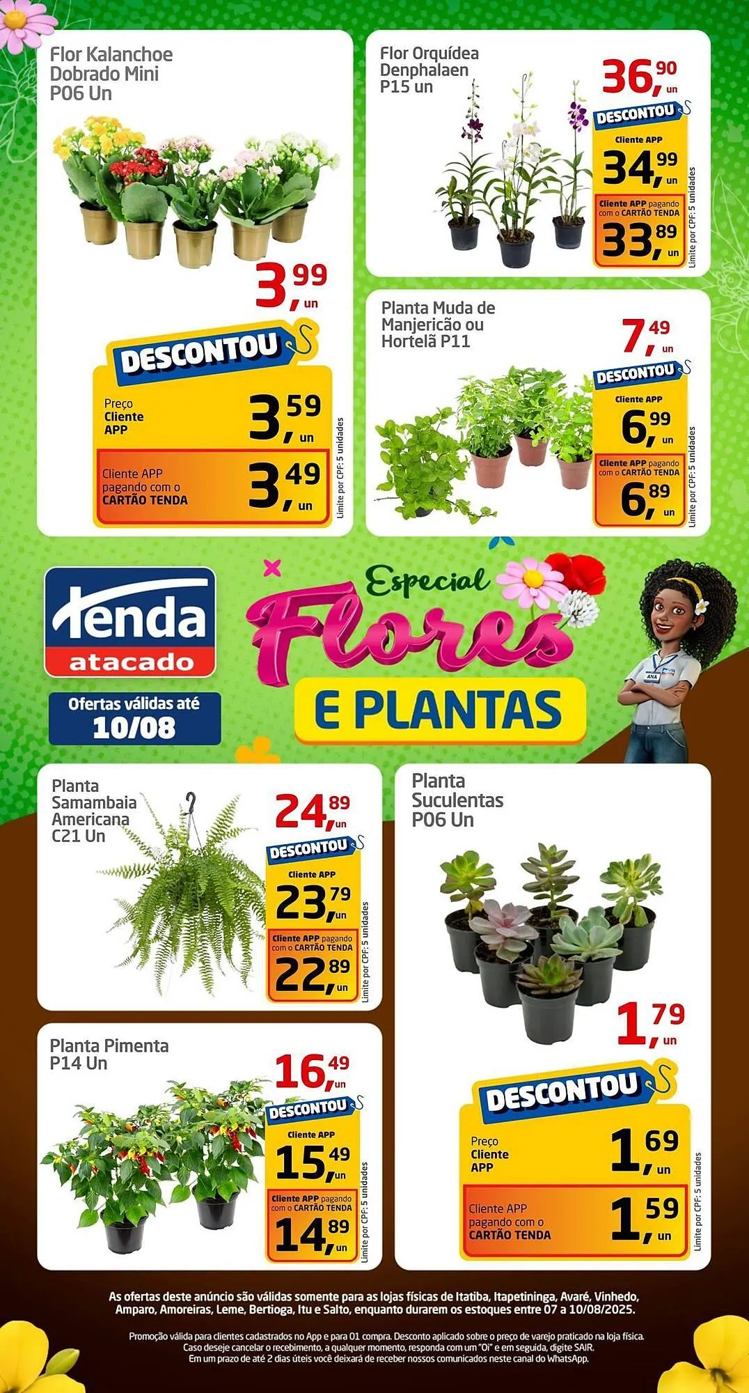 Encarte de Catálogo Tenda Atacado 7 de agosto até 10 de agosto 2025 - Pagina 1