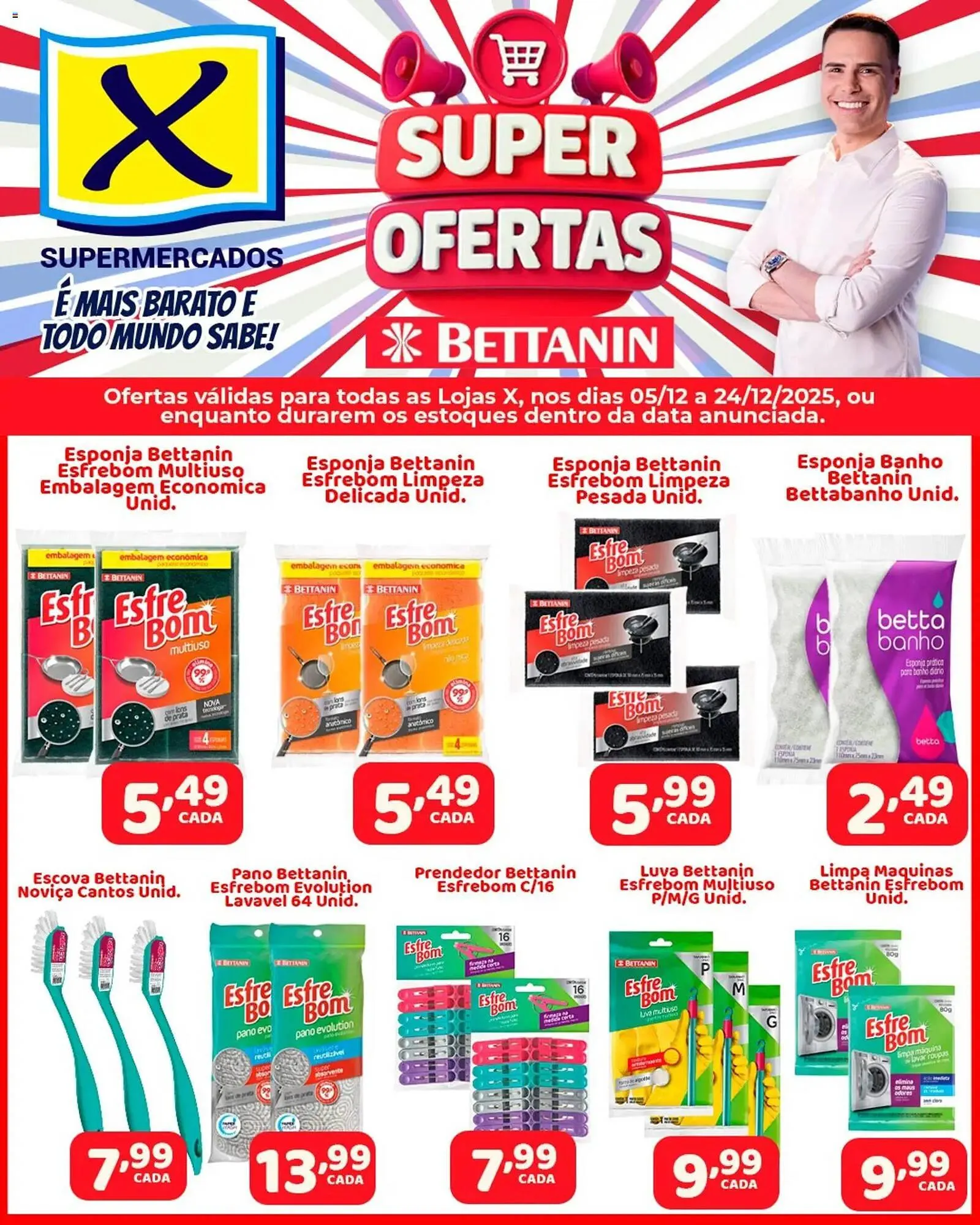 Encarte de Folheto X Supermercados 5 de dezembro até 24 de dezembro 2025 - Pagina 2