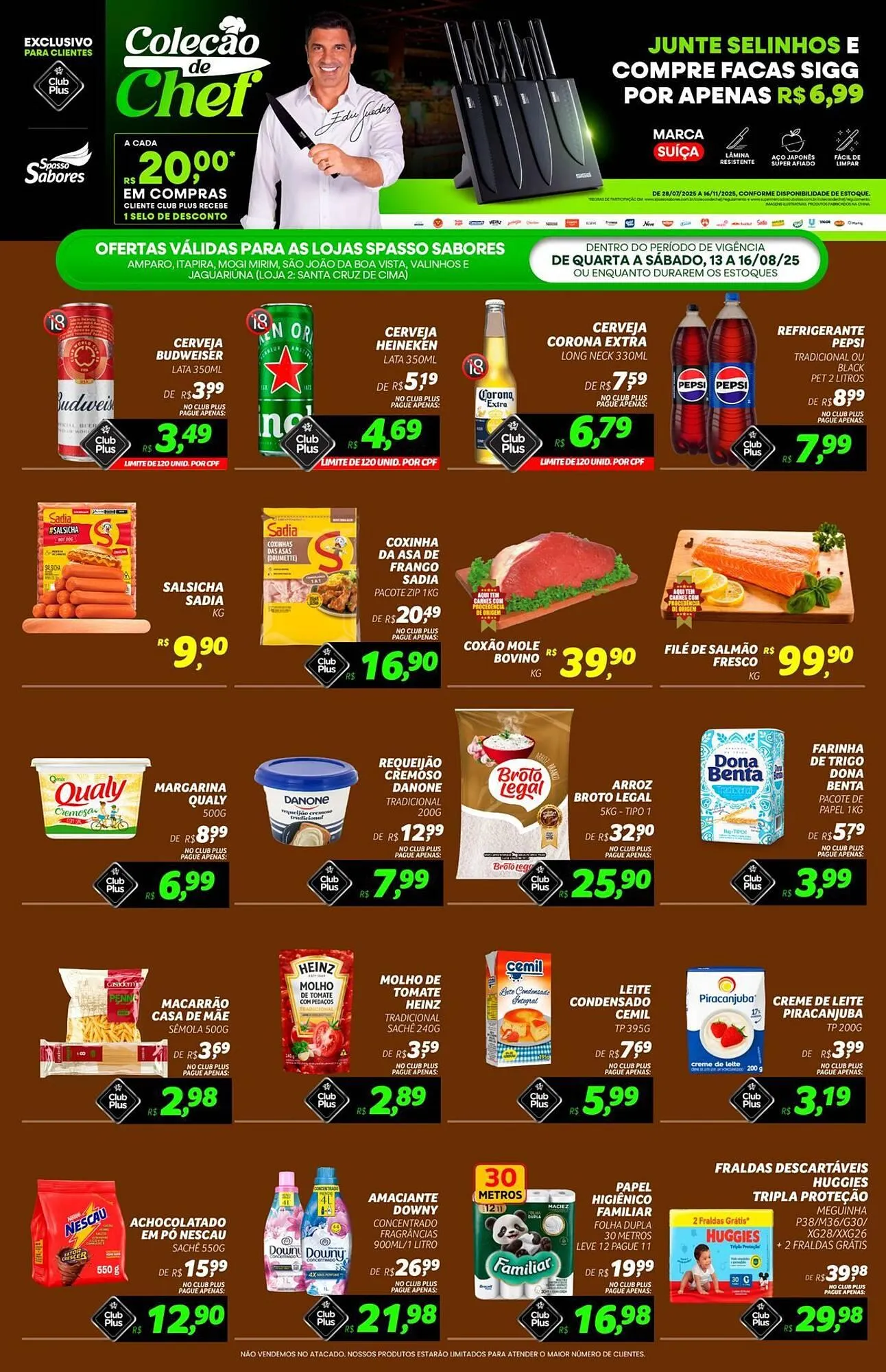 Encarte de Catálogo Spasso Sabores 13 de agosto até 16 de agosto 2025 - Pagina 1