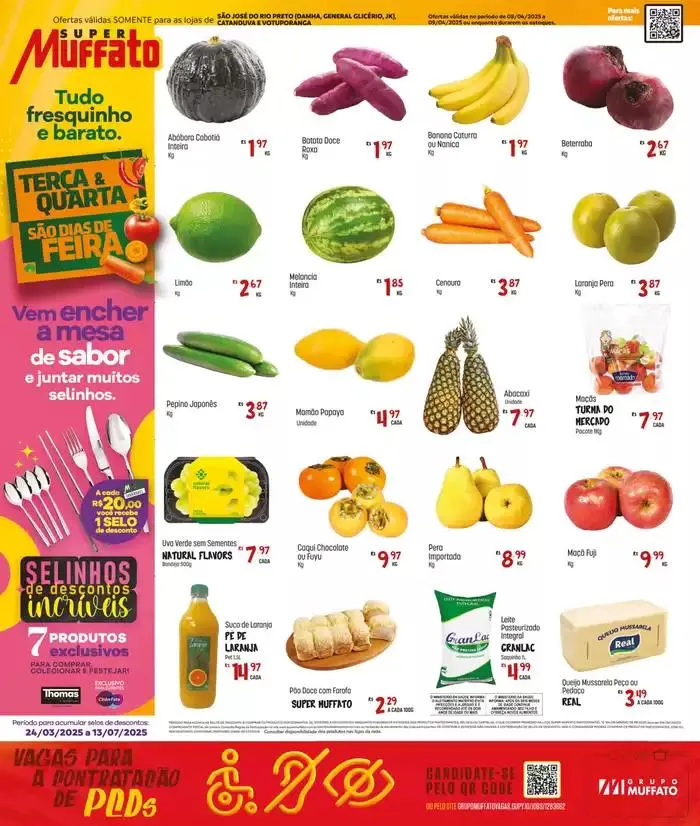 Encarte de Novas ofertas para descobrir 24 de março até 13 de julho 2025 - Pagina 1