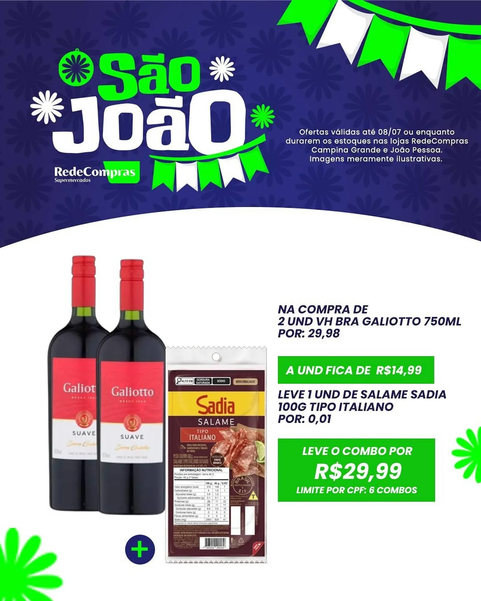 Encarte de Catálogo Rede Compras 5 de julho até 8 de julho 2025 - Pagina 4