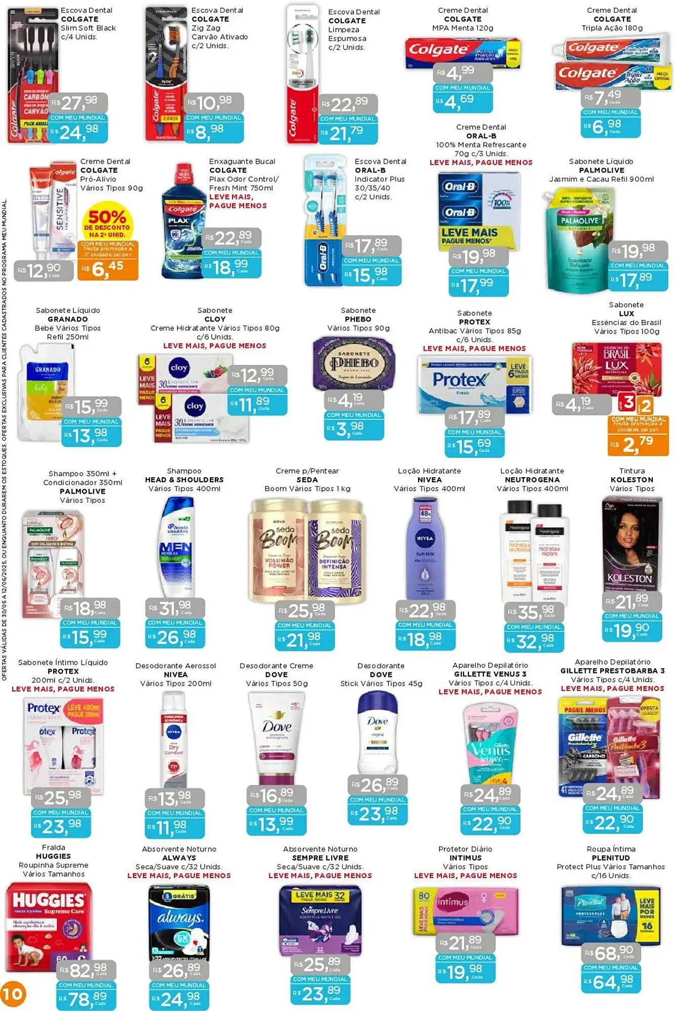 Encarte de Catálogo Supermercados Mundial 30 de maio até 13 de junho 2025 - Pagina 10