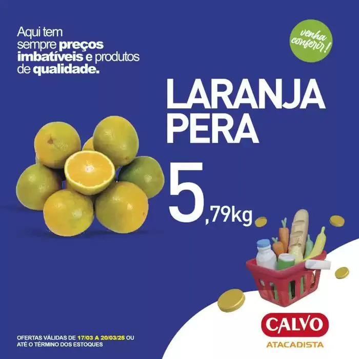 Encarte de Encarte Calvo Atacadista 17 de março até 20 de março 2025 - Pagina 7