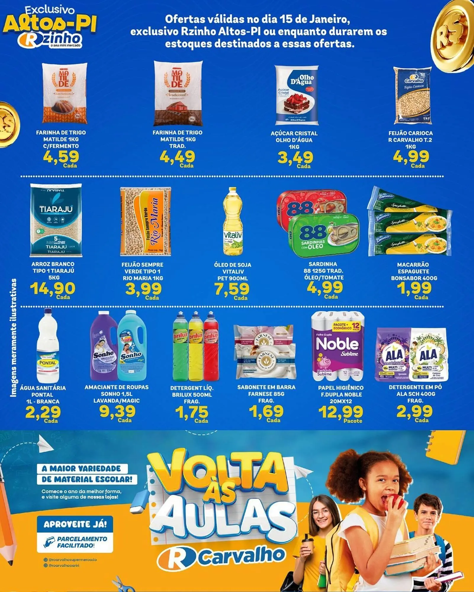 Encarte de Catálogo Carvalho Supermercado 15 de janeiro até 15 de janeiro 2026 - Pagina 2