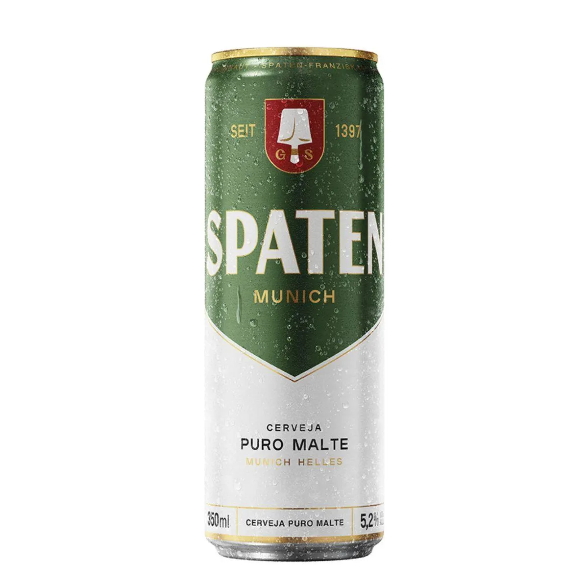 Cerveja Nacional Spaten Munich Puro Malte Lata 350ml