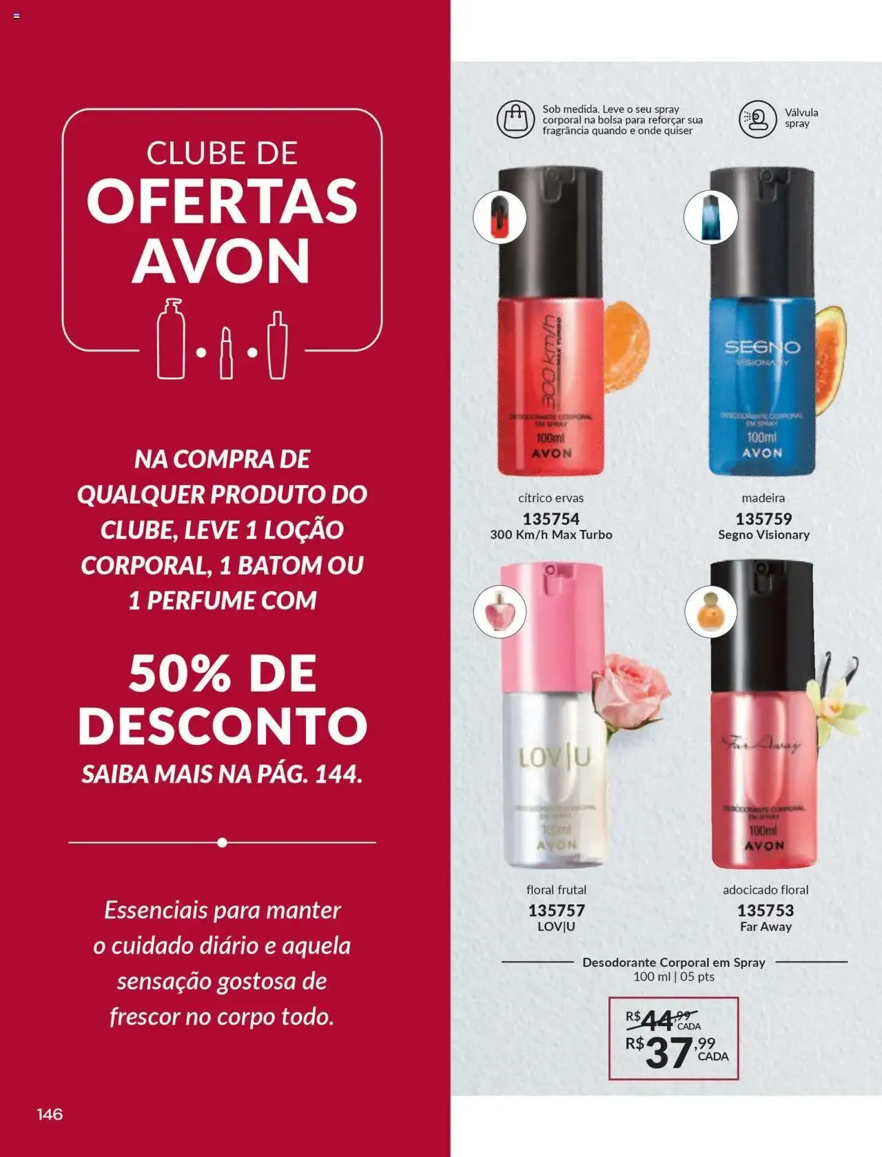 Encarte de Avon - Campanha 07 3 de abril até 1 de maio 2025 - Pagina 146