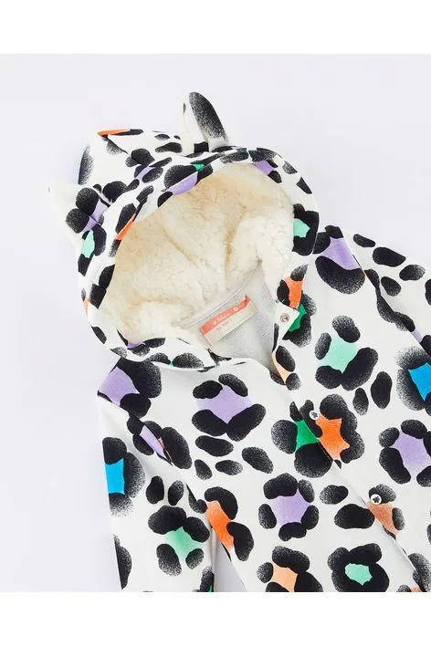 Macacão Bebe Moletom Onça Jet