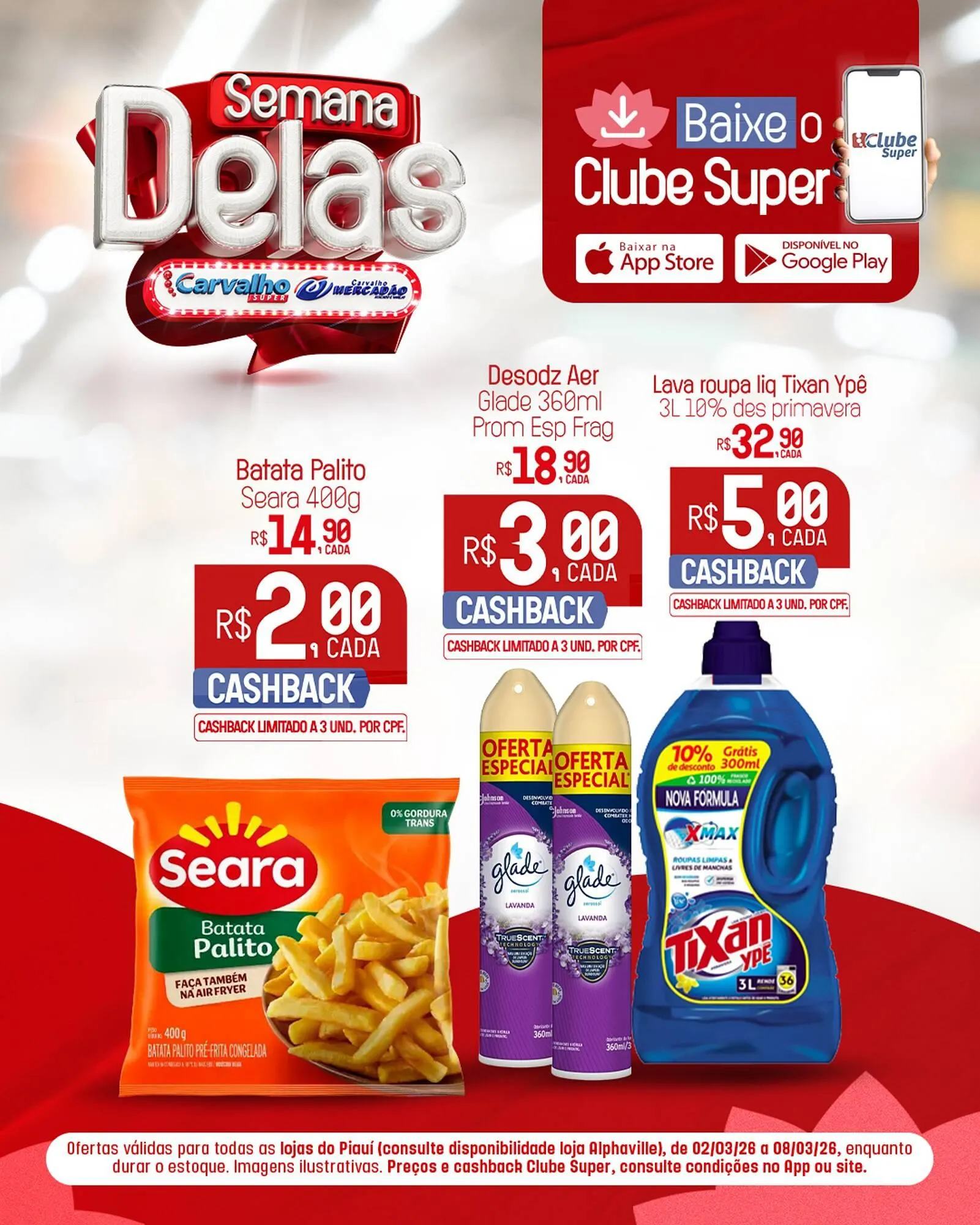 Encarte de Catálogo Carvalho Supermercado 2 de março até 8 de março 2026 - Pagina 2