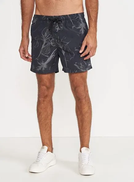 Bermuda Moletom Listrado Com Cadarço