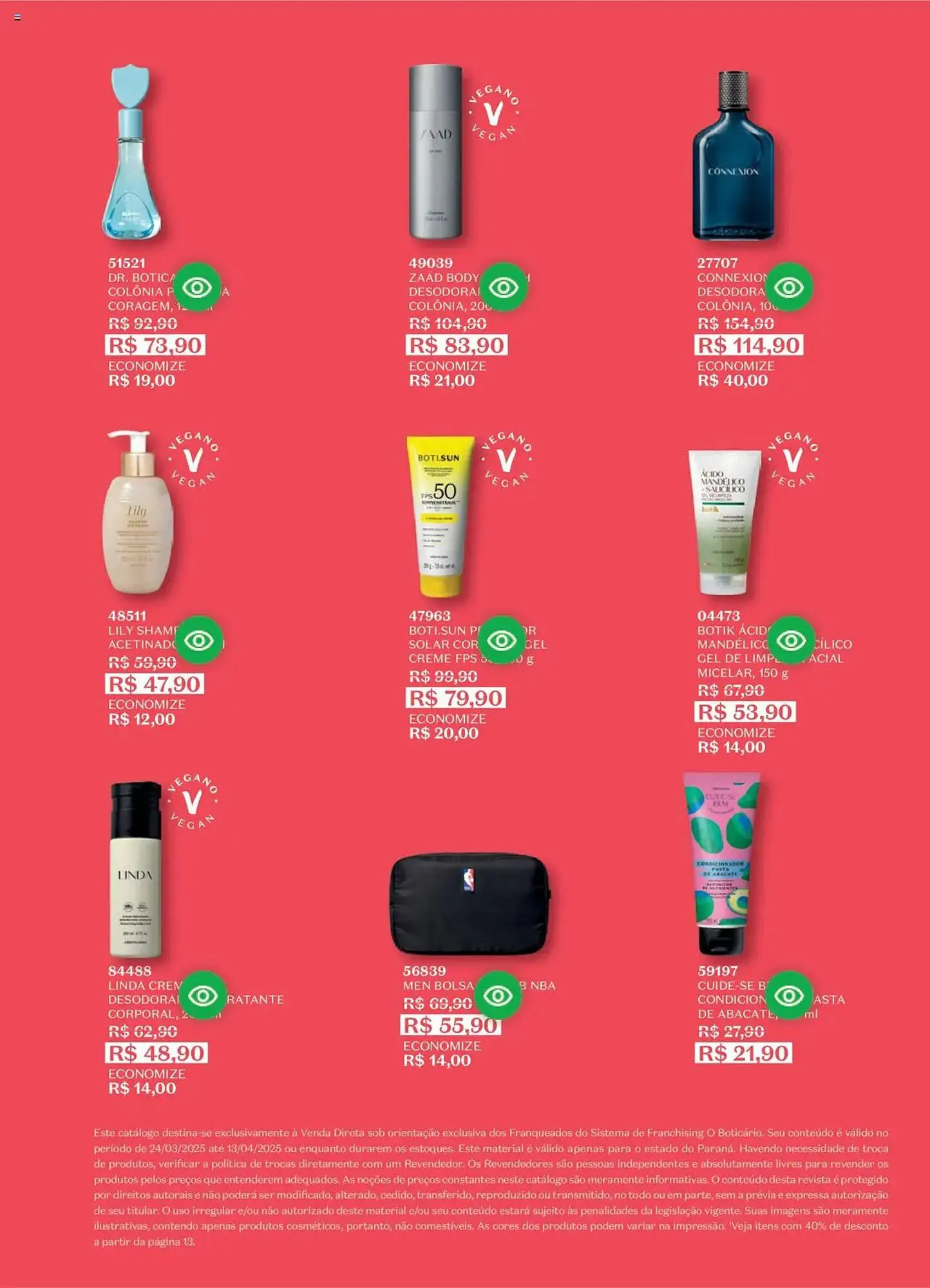 Encarte de Catálogo O Boticário 24 de março até 14 de abril 2025 - Pagina 382