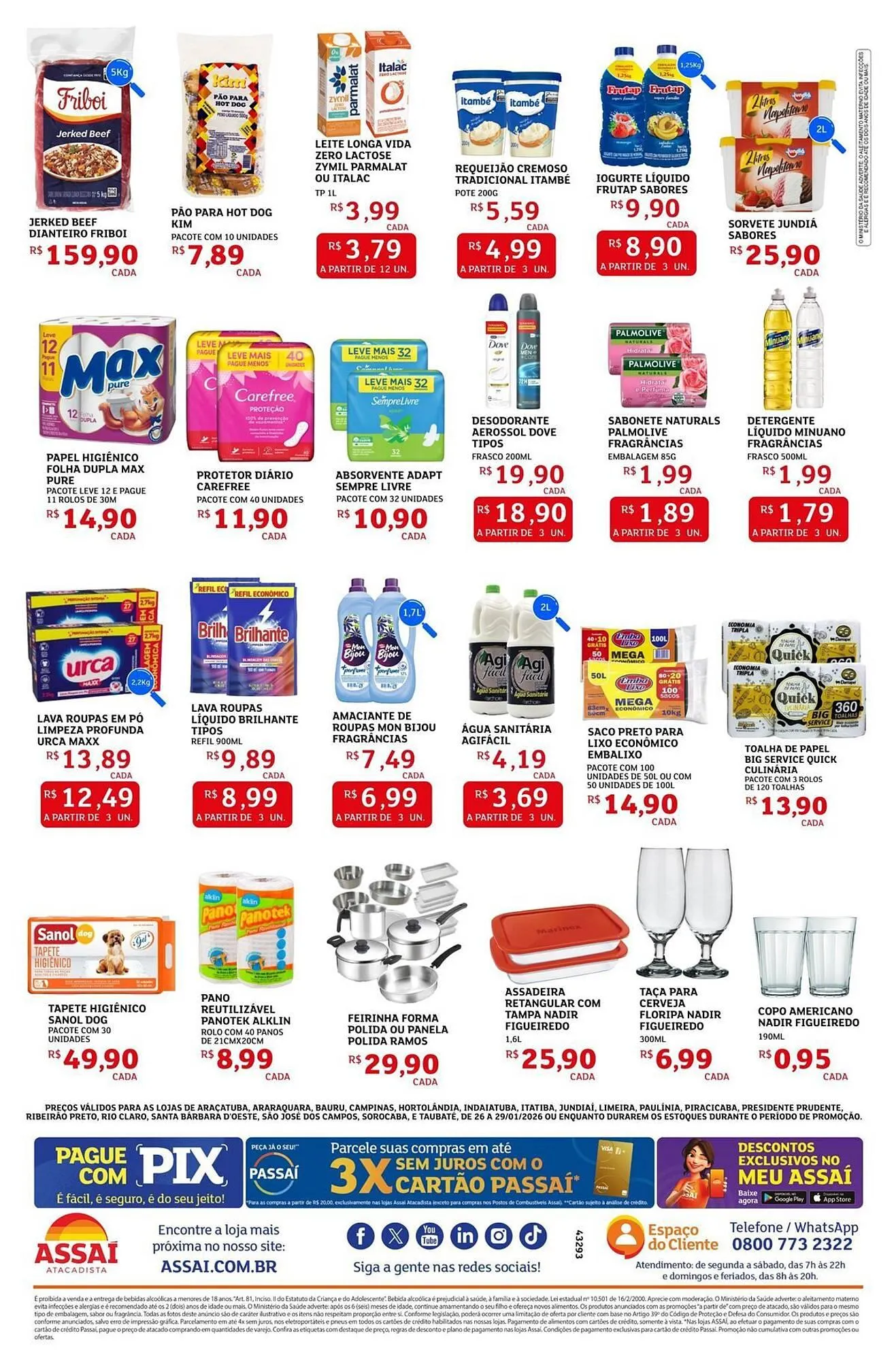 Encarte de Encarte Assaí Atacadista 26 de janeiro até 29 de janeiro 2026 - Pagina 2