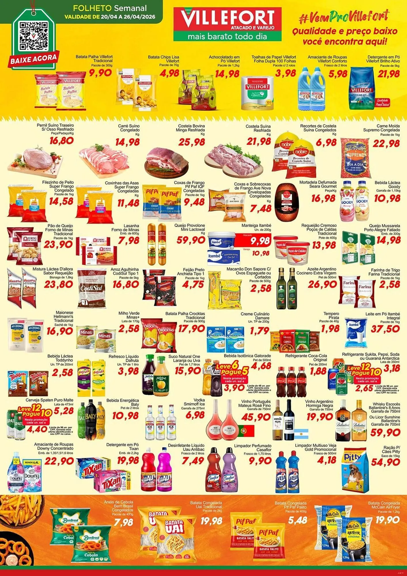Encarte de Catálogo Villefort Atacadista 20 de abril até 26 de abril 2026 - Pagina 1