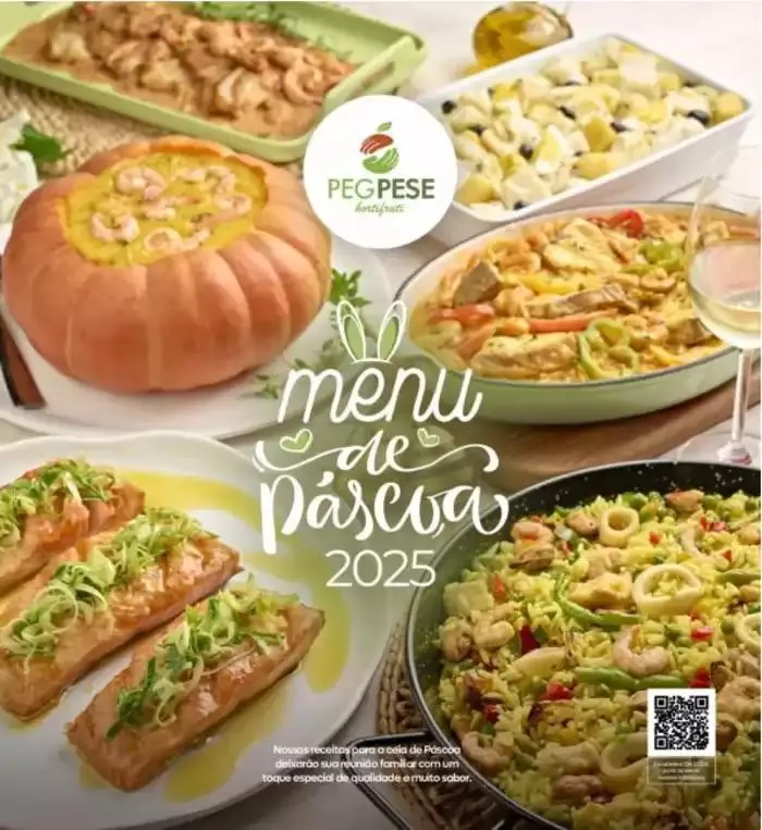 Encarte de Menu de Páscoa 2025 1 de abril até 20 de abril 2025 - Pagina 1