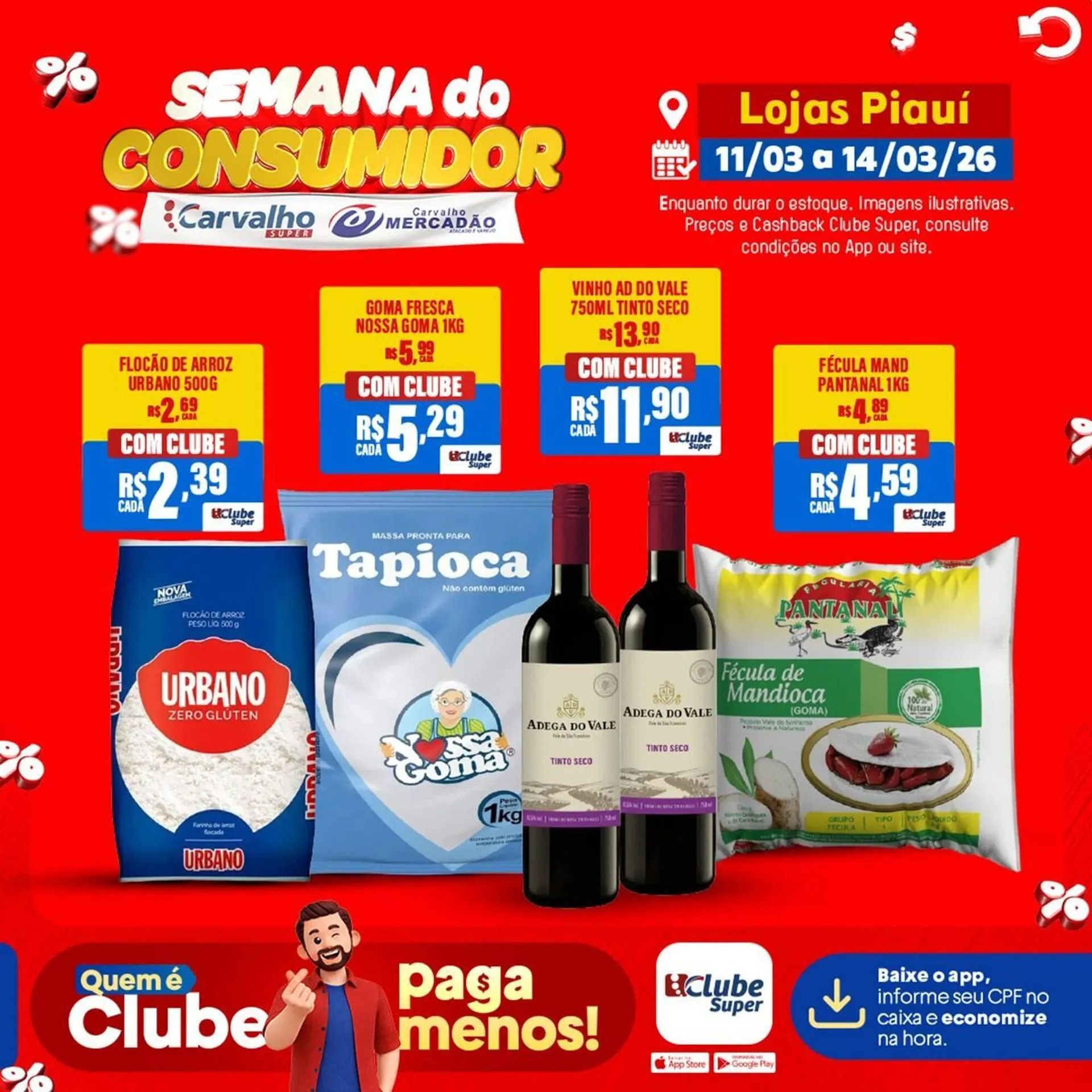 Encarte de Catálogo Carvalho Supermercado 11 de março até 14 de março 2026 - Pagina 2