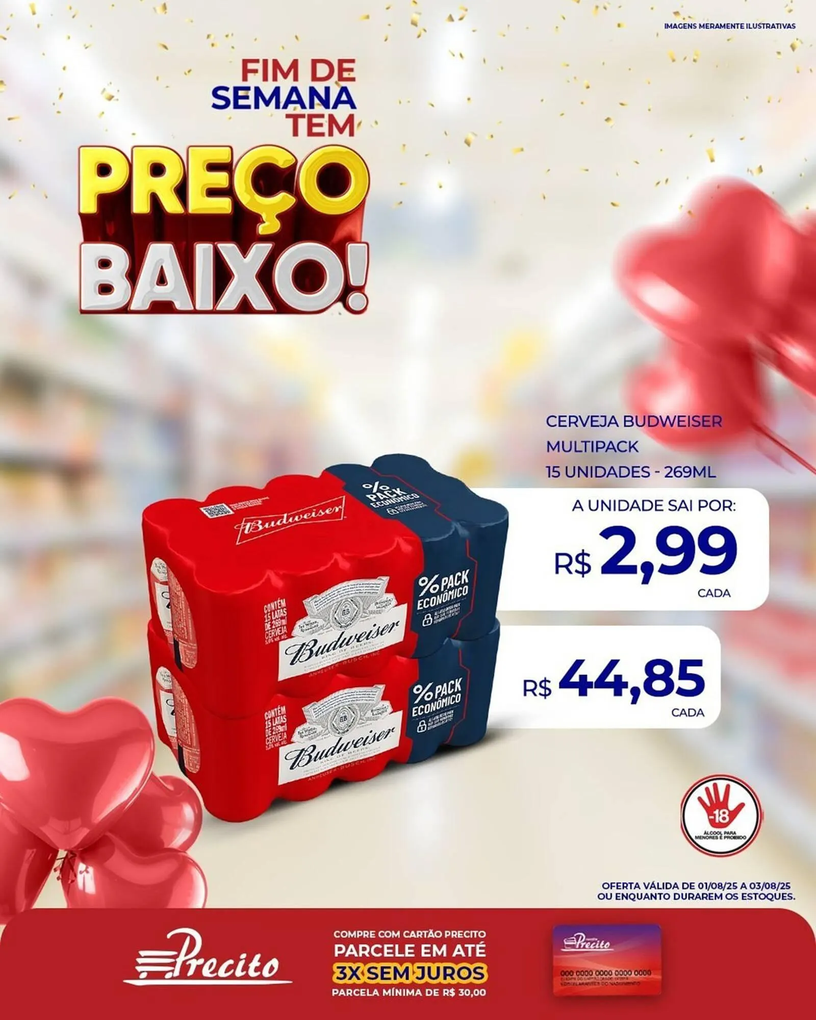 Encarte de Catálogo Supermercado Precito 1 de agosto até 3 de agosto 2025 - Pagina 2