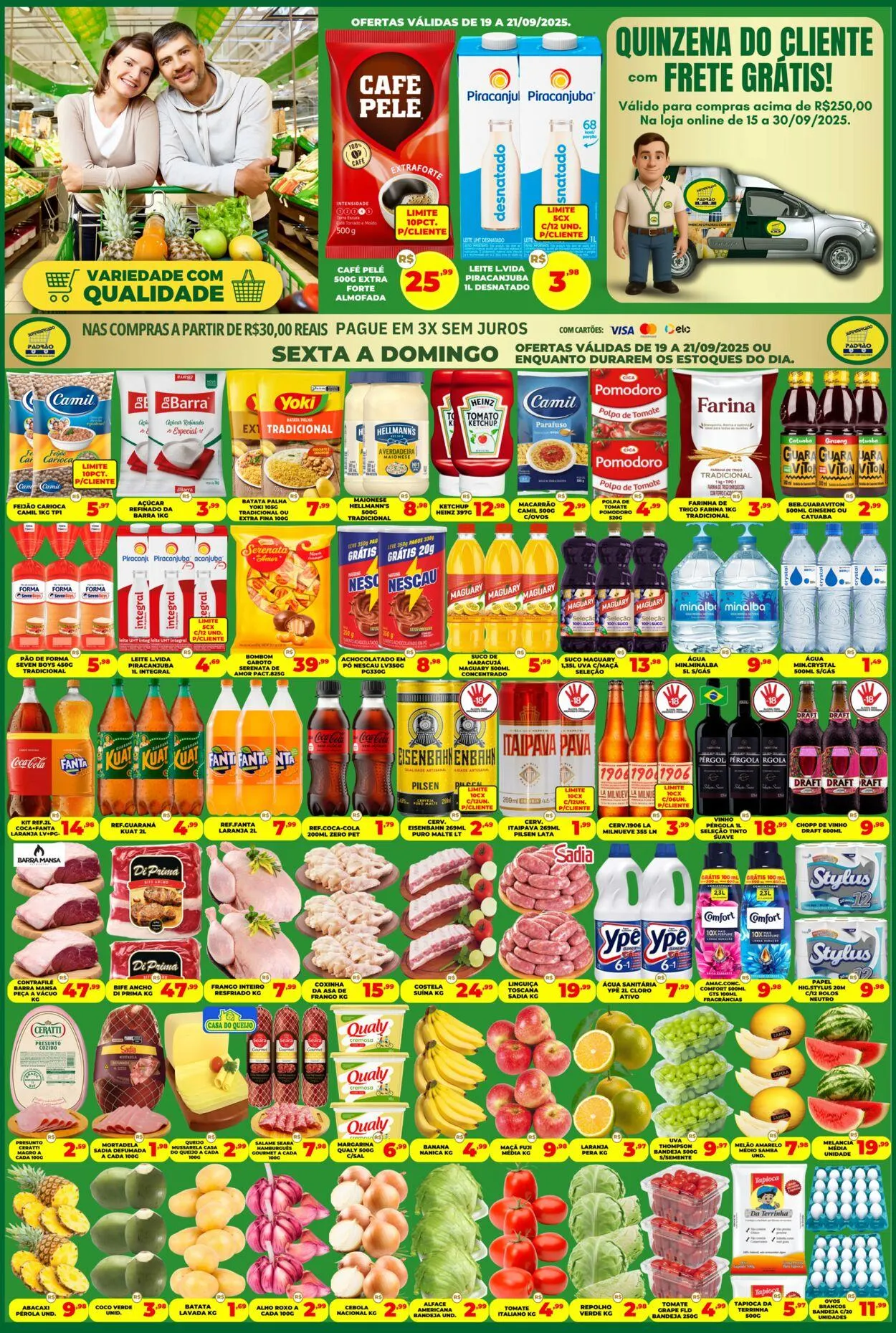Encarte de Supermercado Padrão 22 de setembro até 6 de outubro 2025 - Pagina 1