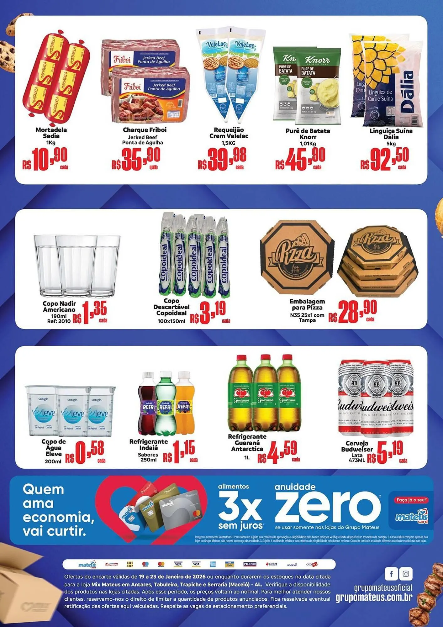 Encarte de Catálogo Supermercados Mateus 19 de janeiro até 23 de janeiro 2026 - Pagina 2
