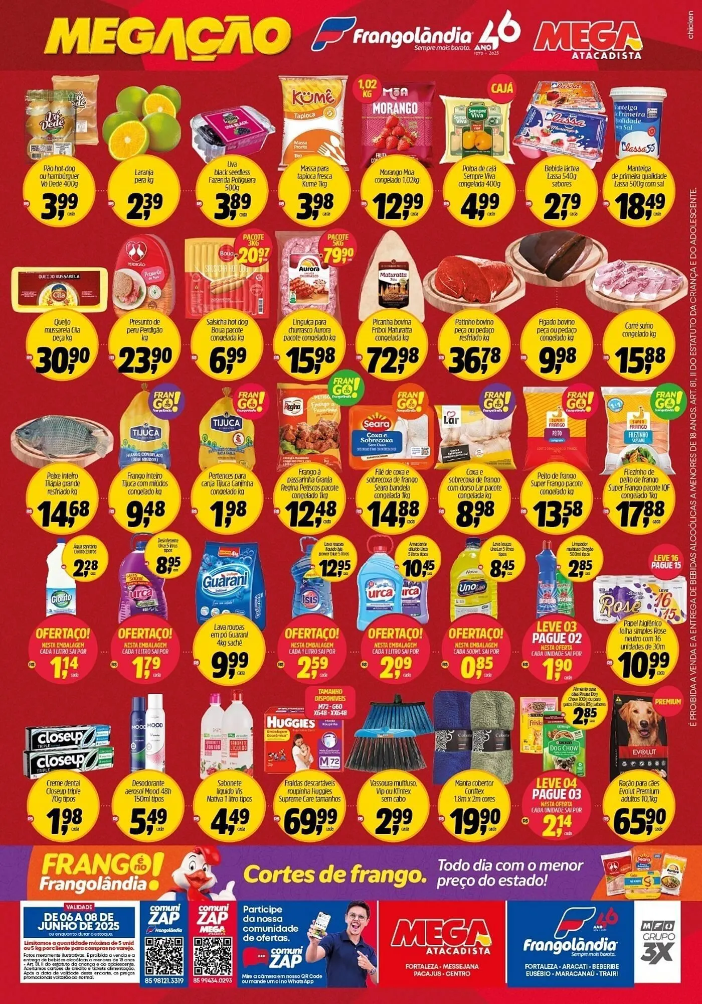 Encarte de Ofertas Frangolândia 6 de junho até 8 de junho 2025 - Pagina 2