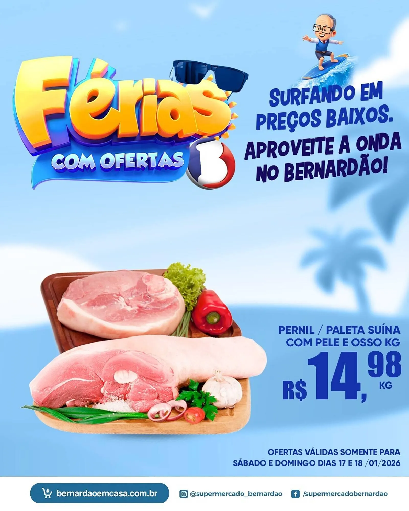 Encarte de Catálogo Supermercado Bernardão 17 de janeiro até 18 de janeiro 2026 - Pagina 4
