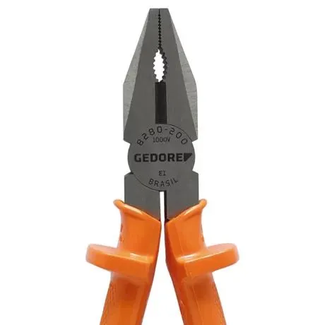Alicate Universal 8" Isolado 1000V NR 10 e NB 9699 8280-200 IOX GEDORE
