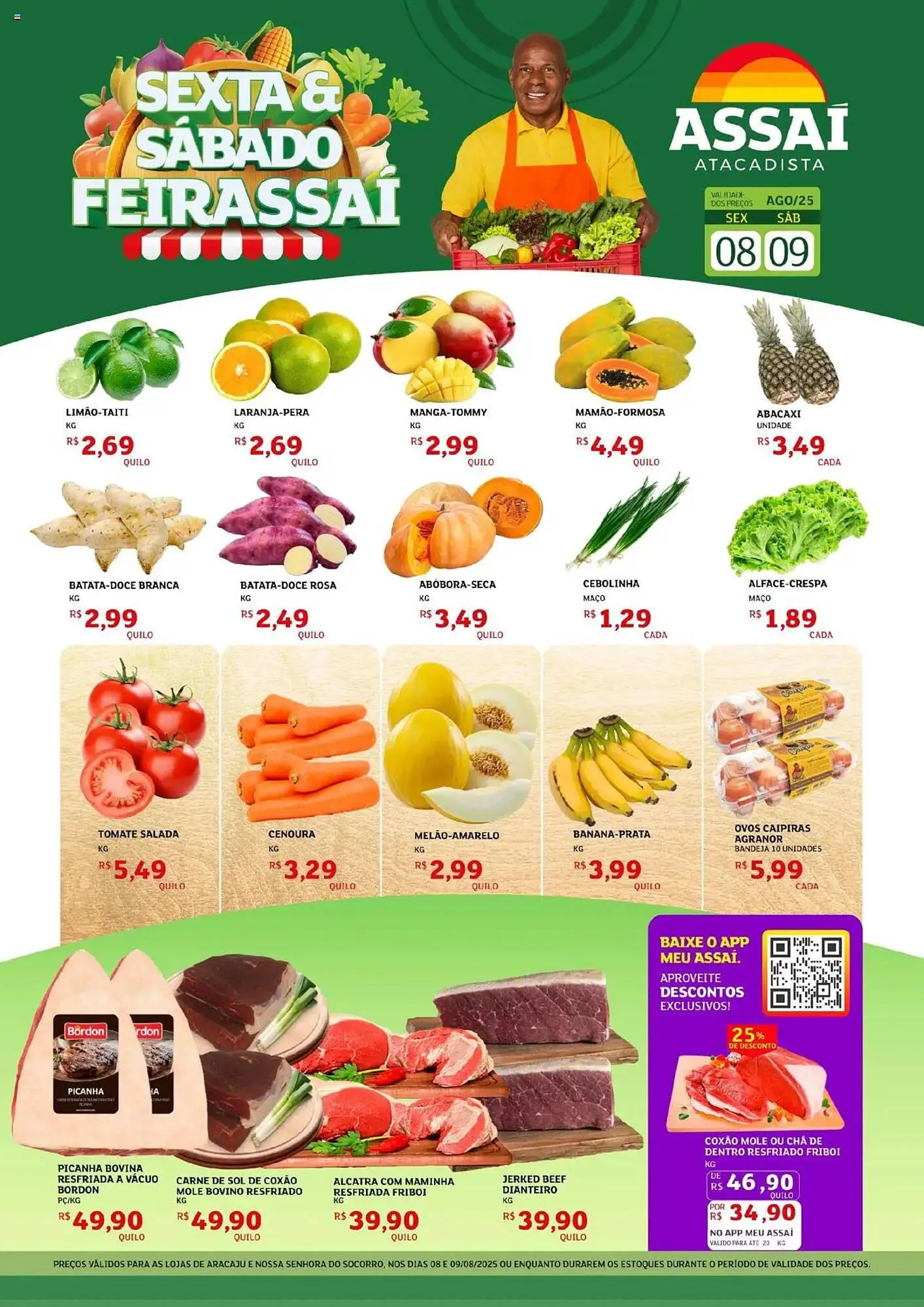 Encarte de Catálogo Assaí Atacadista 8 de agosto até 9 de agosto 2025 - Pagina 1