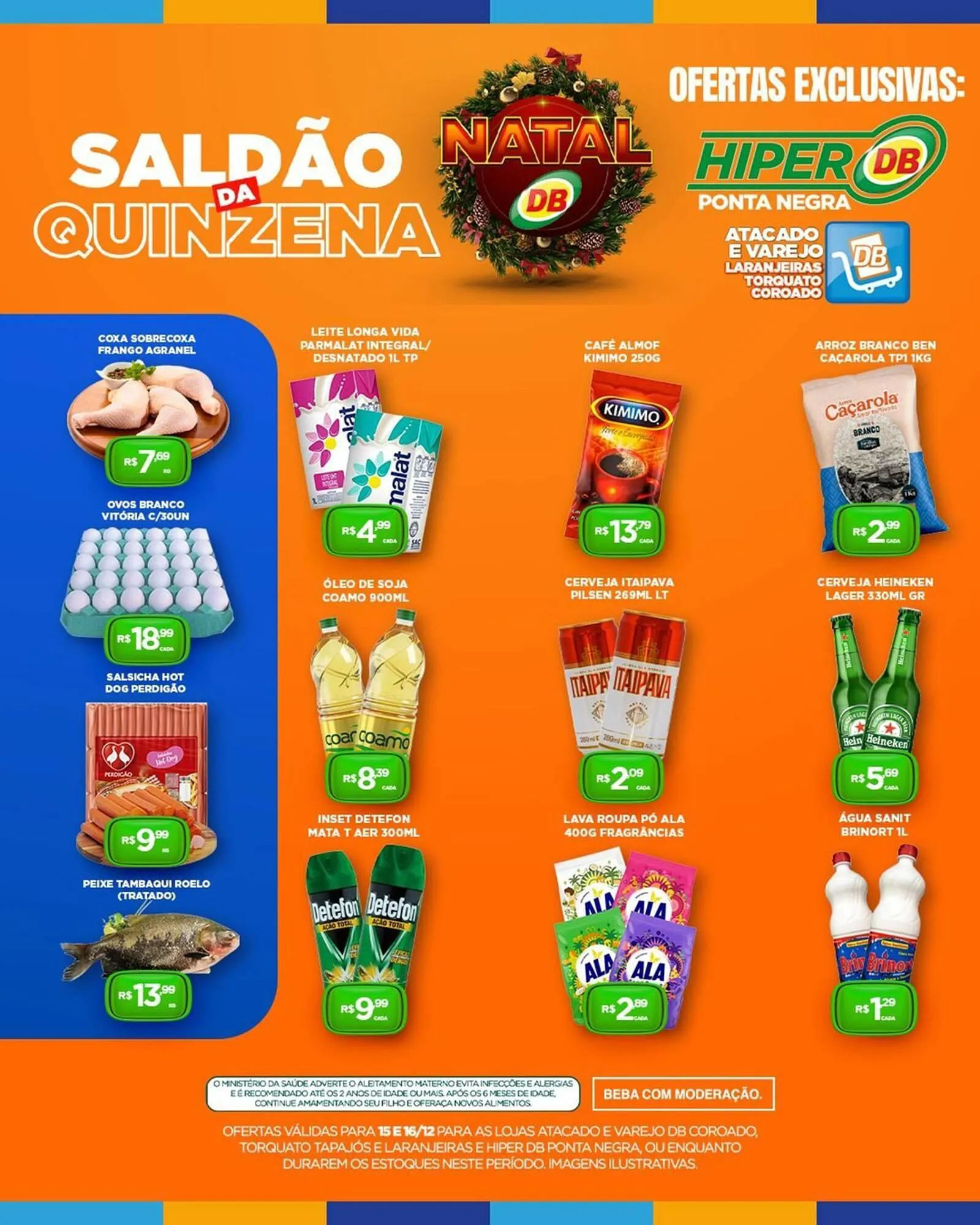 Encarte de Catálogo DB Supermercados 15 de dezembro até 16 de dezembro 2025 - Pagina 1