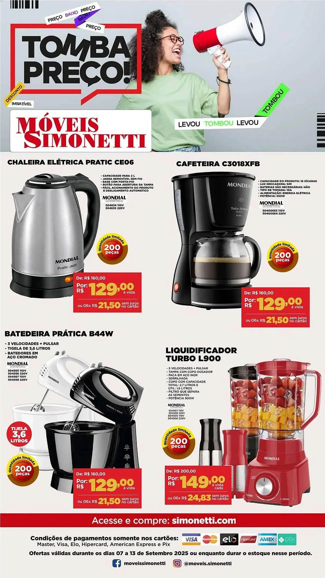 Encarte de Catálogo Móveis Simonetti 8 de setembro até 13 de setembro 2025 - Pagina 44