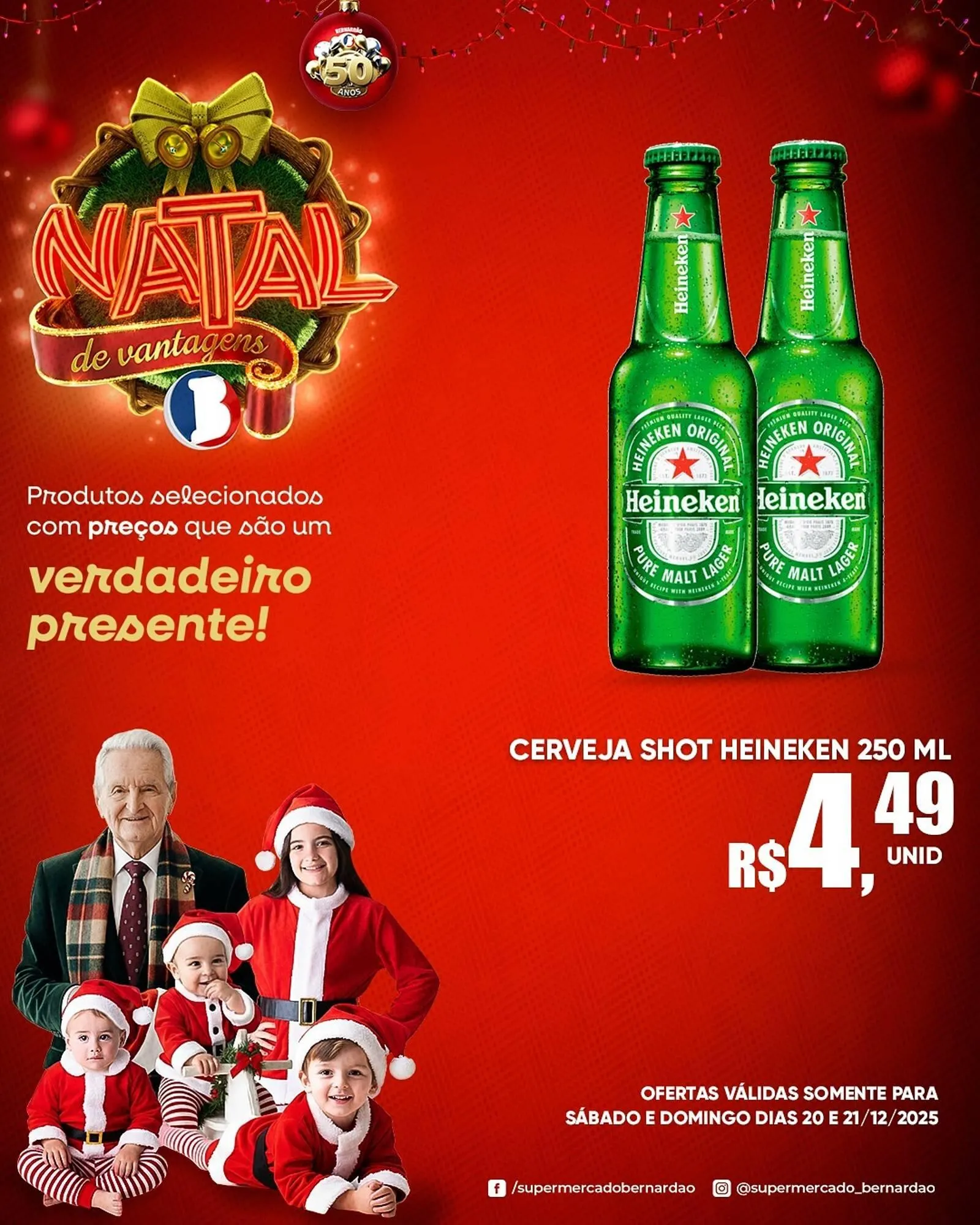 Encarte de Catálogo Supermercado Bernardão 20 de dezembro até 21 de dezembro 2025 - Pagina 1