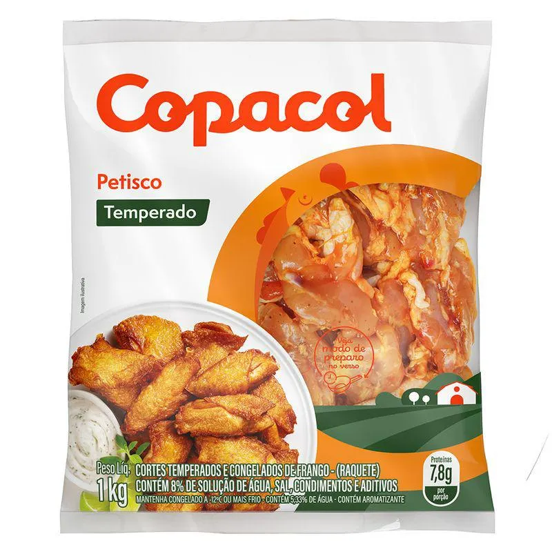 Petisco Temperado Frango Copacol 1Kg