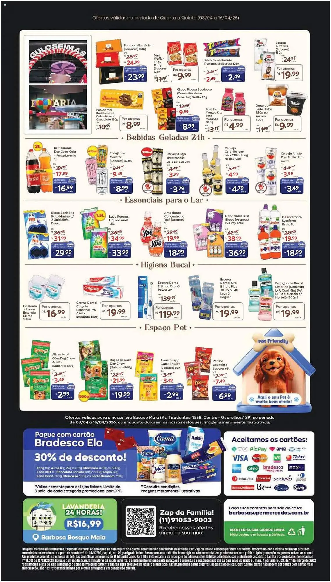 Encarte de Tabloide Barbosa Supermercados 8 de abril até 16 de abril 2026 - Pagina 4