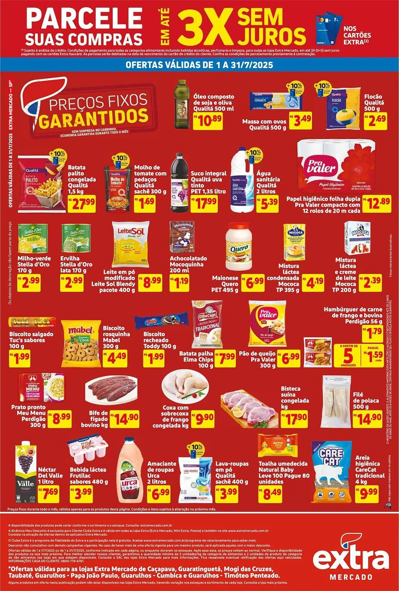 Encarte de Catálogo Mercado Extra 1 de julho até 7 de julho 2025 - Pagina 3