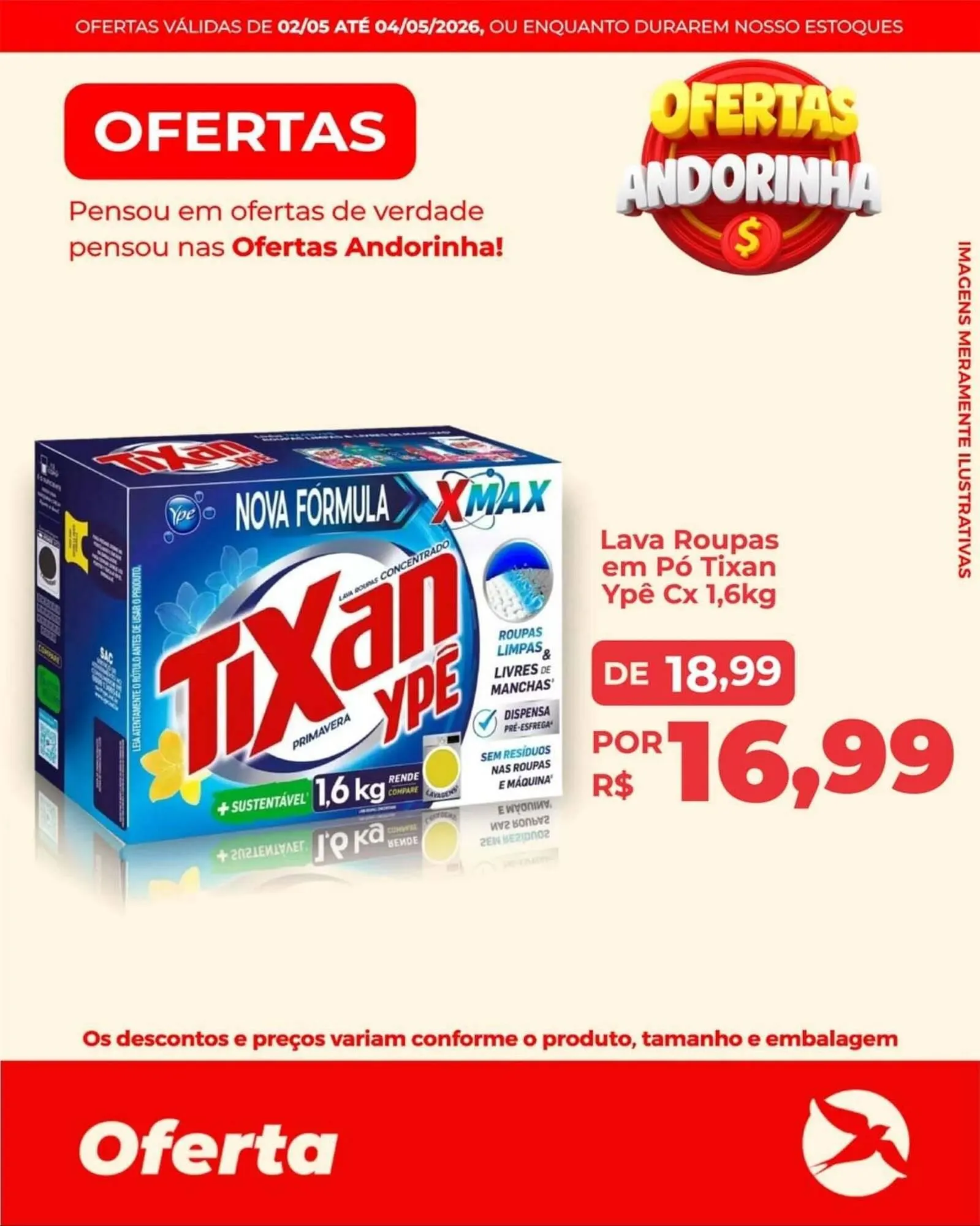 Encarte de Folheto Andorinha Hipermercado 1 de maio até 4 de maio 2026 - Pagina 12