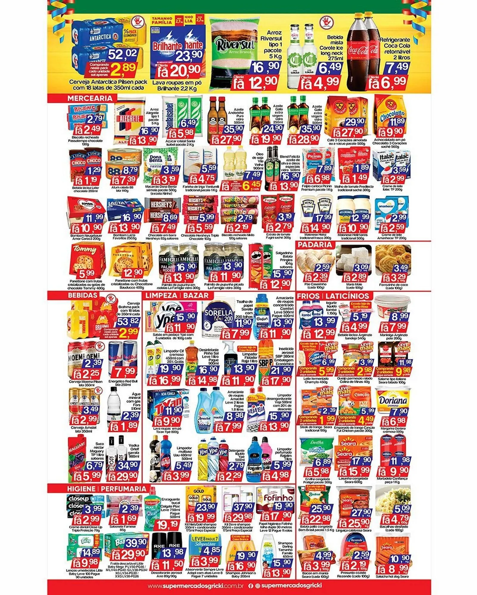 Encarte de Catálogo Supermercados Gricki 16 de fevereiro até 17 de fevereiro 2026 - Pagina 2